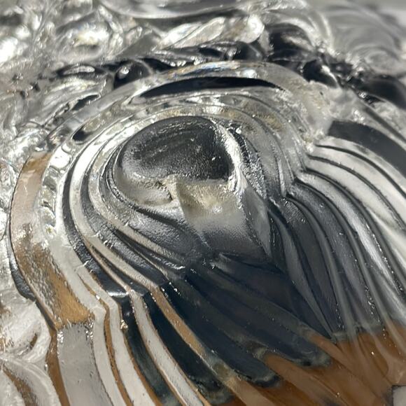 Vintage Indiana Glass Killarney 8” Round Handled 2 Part Relish Dish - Picture 5 of 7